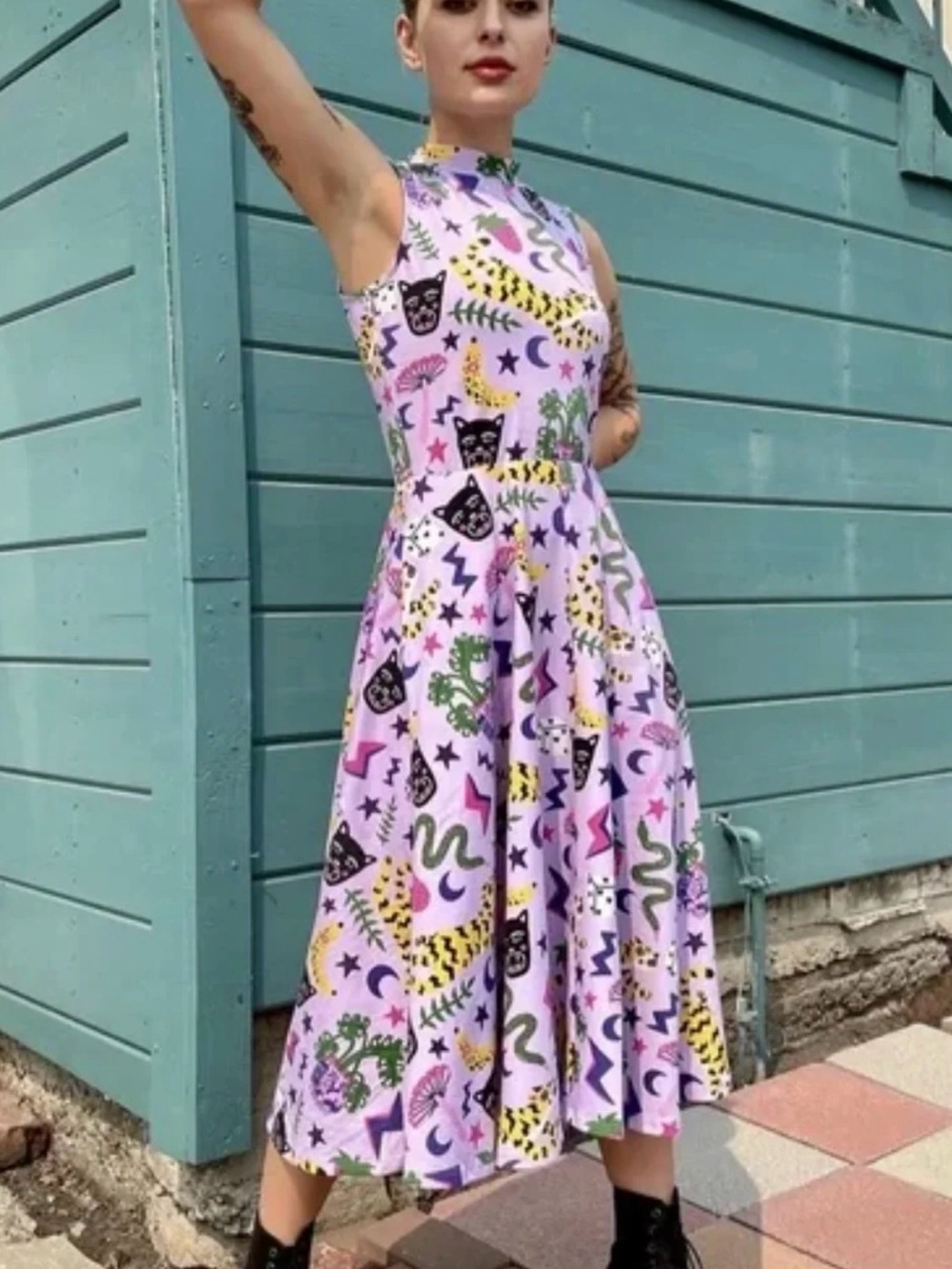 NOOWORKS Hastings Dahlia Dress XL
